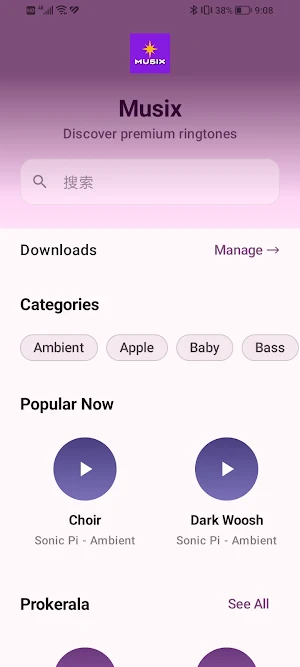 Musix Ringtones Screenshot 0