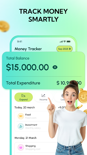 Daily Expense: Money Manager Screenshot 0
