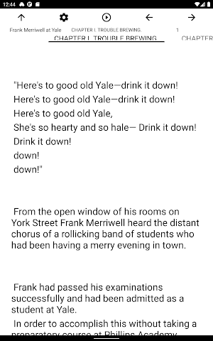 Book, Frank Merriwell at Yale Screenshot 3