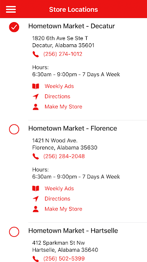 Hometown Markets Screenshot 2