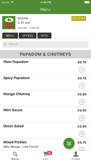 Curry In a Hurry Screenshot 0
