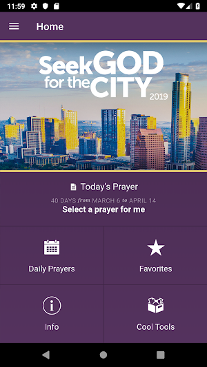 Seek God for the City 2019 Screenshot 0
