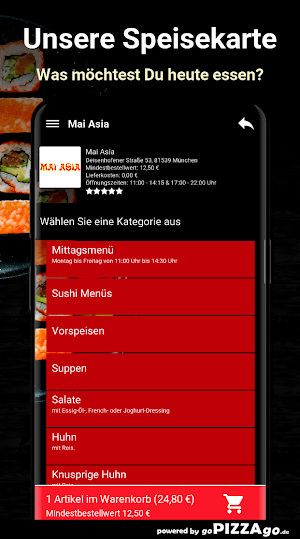 Mai Asia München Screenshot 3
