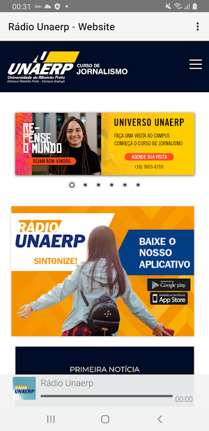 Rádio Unaerp Screenshot 1