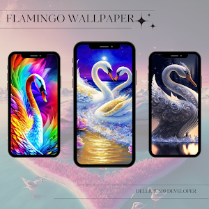 Wallpaper Flamingos Screenshot 1