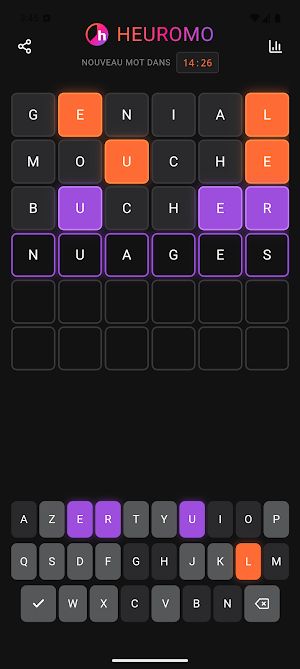 heuromo - un mot, une heure ! Screenshot 0