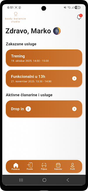 Body Balance Studio Subotica Screenshot 1