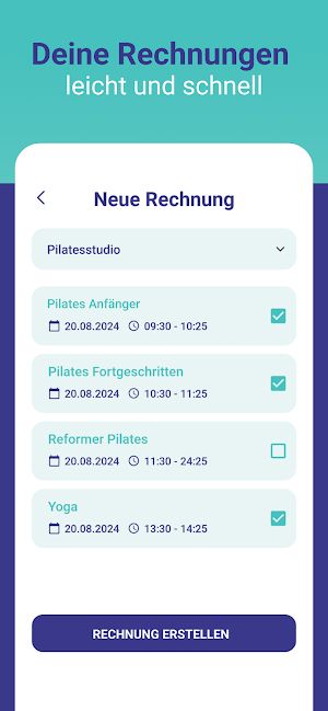 fitBilling Screenshot 2