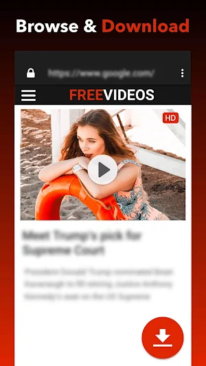 Free Video Downloader - Video Downloader App Screenshot 0