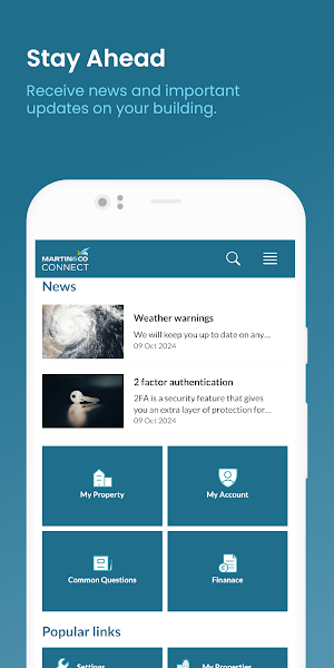 Martin & Co. Connect Screenshot 1