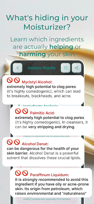 AI Skincare & Cosmetic Scanner Screenshot 3