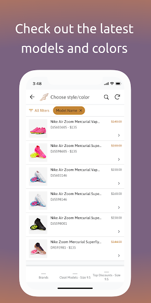 Soccer Cleat Finder Screenshot 2
