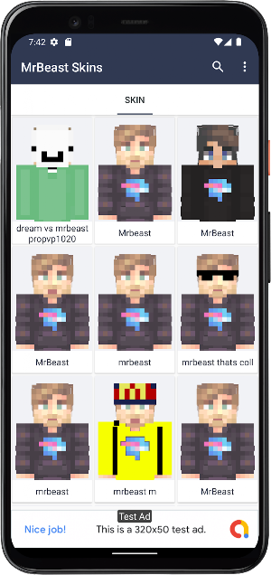 MrBeast Skins for Minecraft Screenshot 2