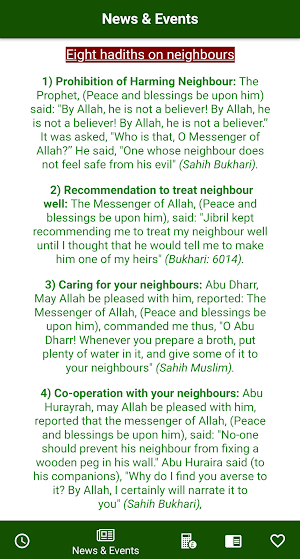 Prayer Timetable Peckham Islam Screenshot 2