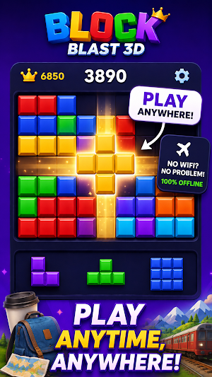 Block Blast 3D: Puzzle Screenshot 3