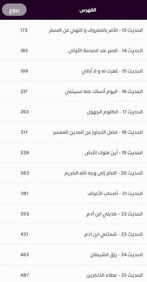 الأحاديث القدسية - الشعراوي Screenshot 3