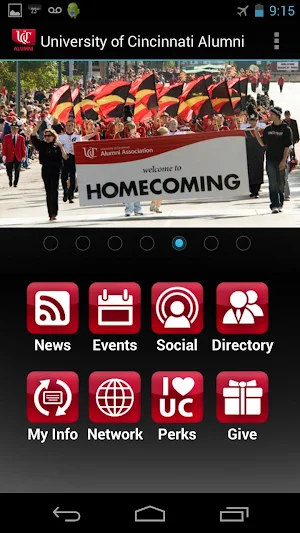 UC Alumni Screenshot 1