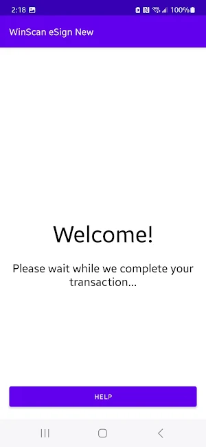 WinScan eSign Screenshot 1