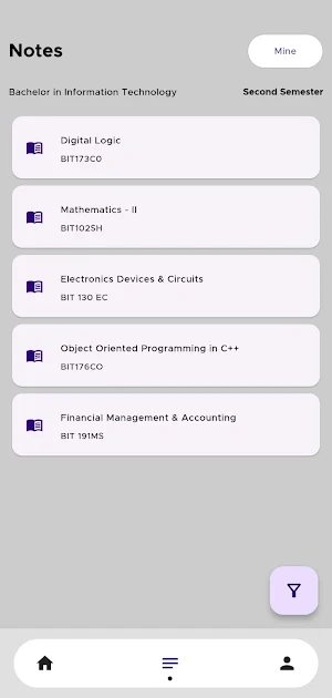 Online College Notes Screenshot 2