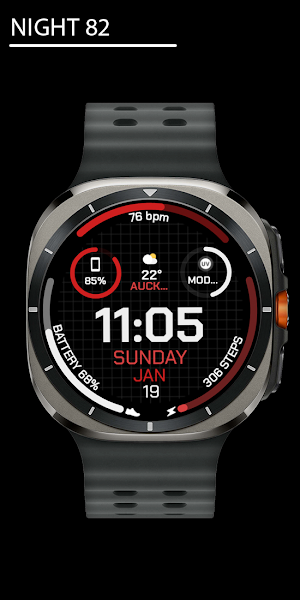 Night 82 - watch face Screenshot 0