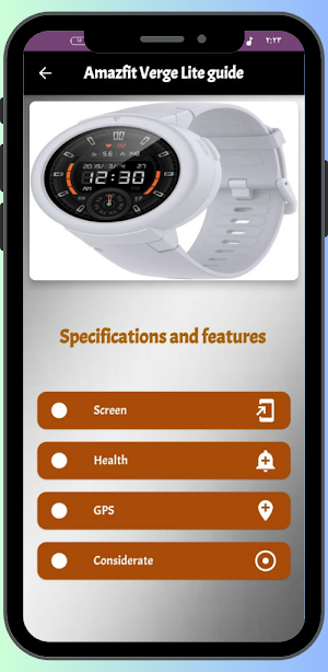 Amazfit Verge Lite guide Screenshot 1