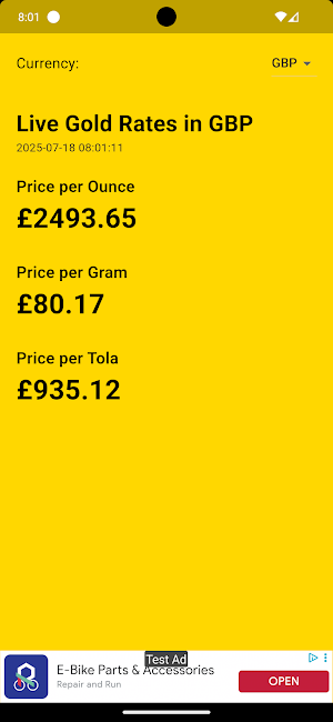 International Gold Rate Live Screenshot 2