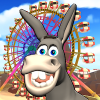 Donald Donkey Amusement Park Western Desert Theme