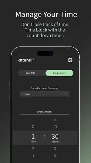 Attentli: ADHD Timer, Reminder Screenshot 3