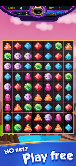 Pop Jewels Blast Match 3 Puzzl Screenshot 3