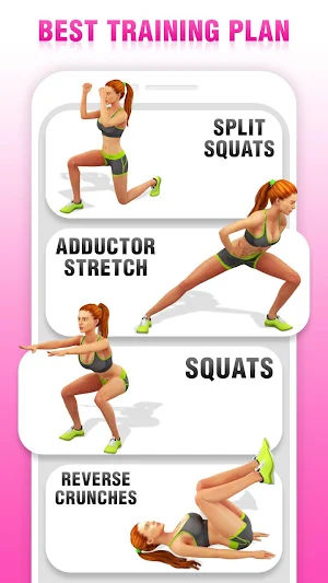 Buttocks Exercise : Hips & Legs Workout for Women Screenshot 1