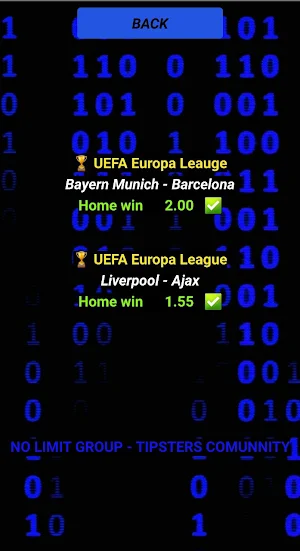 Winning team PREDICTIONS JEVTA Screenshot 2