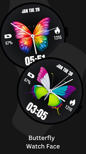 Butterfly WatchFace Screenshot 0