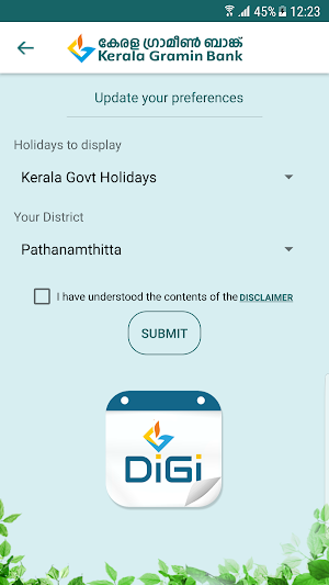 DiGi KGB Malayalam Calendar Screenshot 2