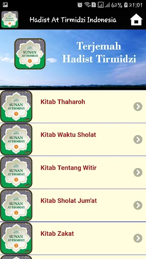 Hadist Sunan Tirmidzi Indonesia Lengkap Screenshot 1