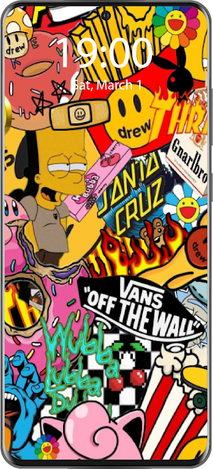 Graffiti Live Wallpaper Screenshot 1