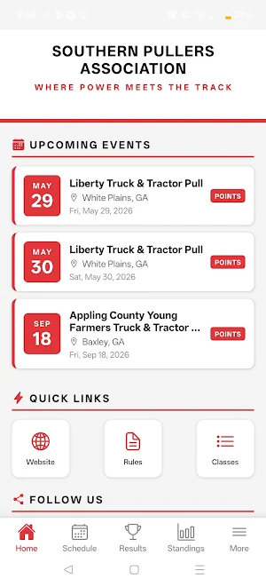 Southern Pullers Association Screenshot 0