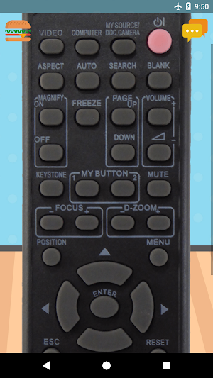 Remote Control For Hitachi Projector Screenshot 3