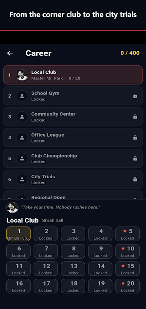 SpinShot - Table Tennis Career Screenshot 2