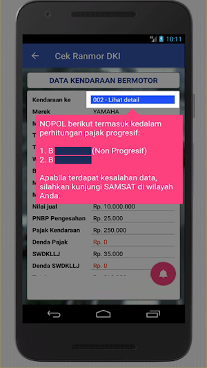 Cek Ranmor & Pajak DKI Jakarta Screenshot 3