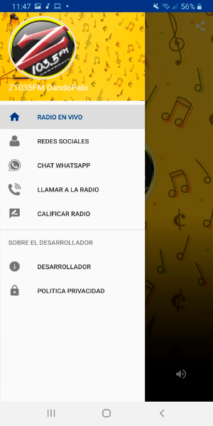 Z1035FM DandoPalo Screenshot 2