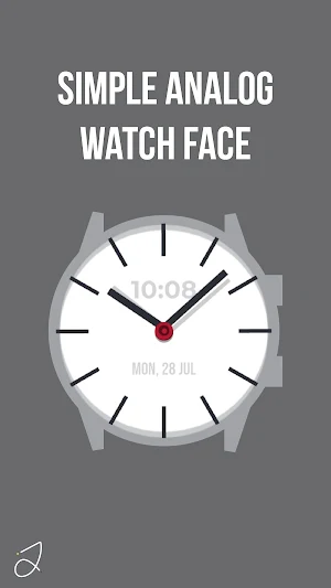 Simple Analog Watch Face Screenshot 0