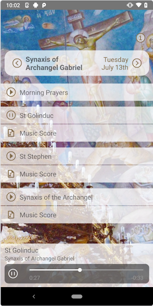 Eikona Daily Hymns Screenshot 0