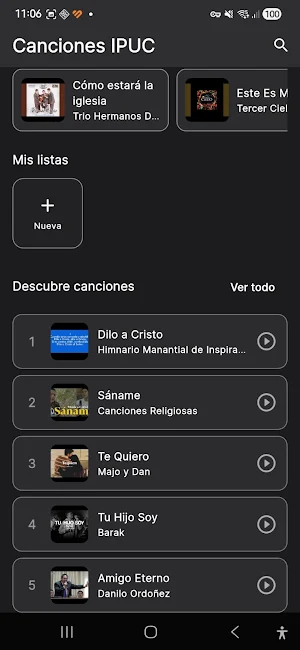 Canciones y Coros Ipuc Premium Screenshot 1