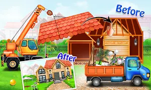 Build House with Trucks Screenshot 2
