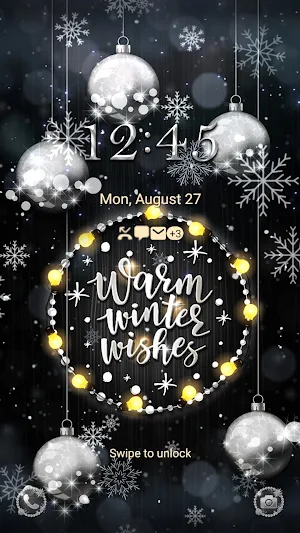 Warm Winter Wishes - Wallpaper Screenshot 1