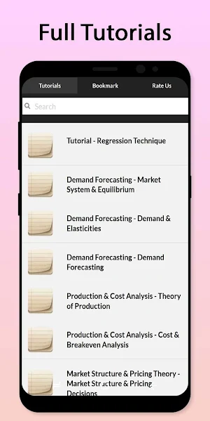 Easy Managerial Economics Tutorial Screenshot 1