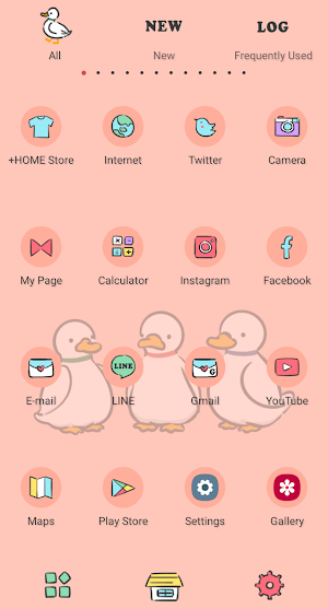 Little Ducklings Theme +HOME Screenshot 2