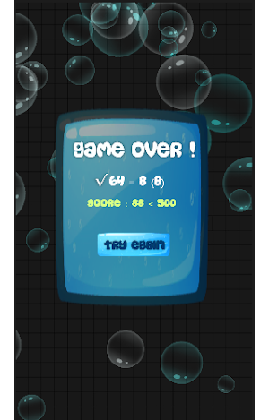 Square Roots Bubbles Screenshot 2