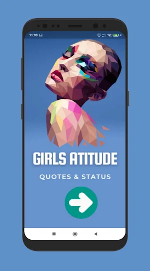 Girls Attitude Quotes & Status Screenshot 0