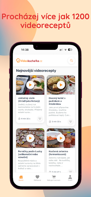 Videokuchařka: Recepty, Vaření Screenshot 3